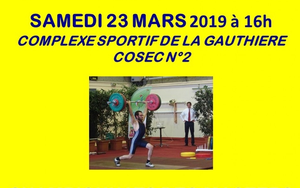 Championnat régional d’haltérophilie à l’ASM le samedi 23 mars