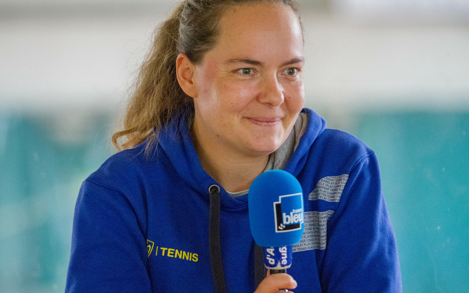 Céline Leroy professeure de tennis handisport et sport adapté, dans la série de podcasts « l’ASM en mouvement »