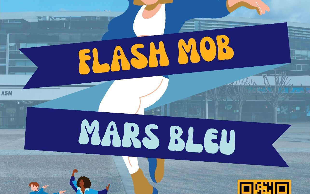 Un flashmob pour Mars Bleu – Rendez-vous le mardi 28 mars à 12h15 sur le parvis du stade Marcel Michelin