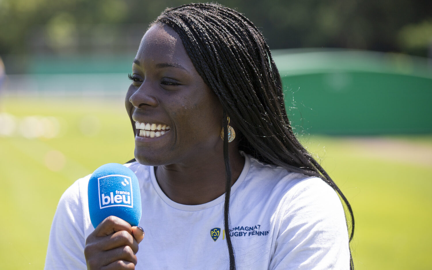 Mouna Touré, joueuse de l’ASM Romagnat Rugby Féminin, dans « l’ASM en mouvement »