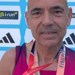 Jean-Paul Carvalho (M4) 3ème au championnat de France de Marathon