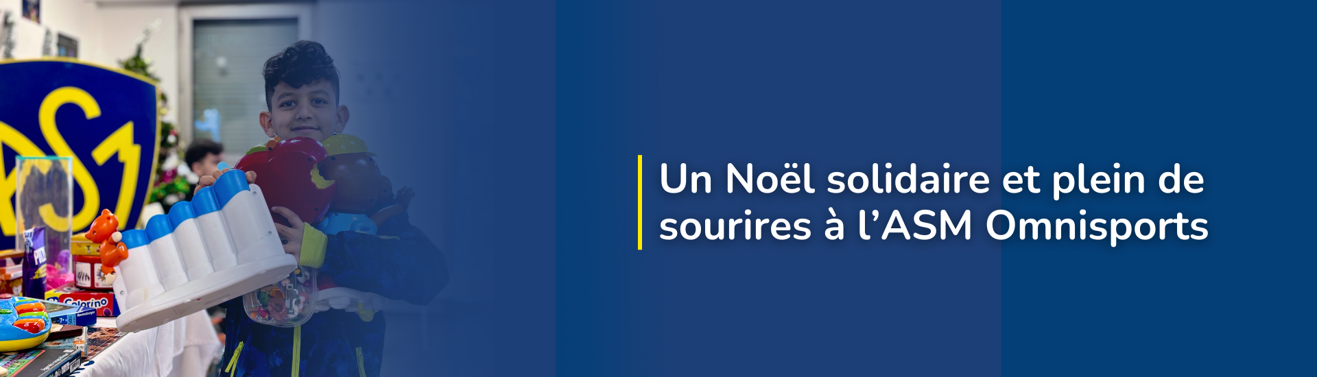 Un Noël solidaire et plein de sourires à l’ASM Omnisports 