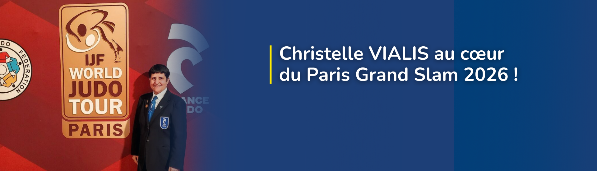 Christelle au cœur du Paris Grand Slam 2026 !