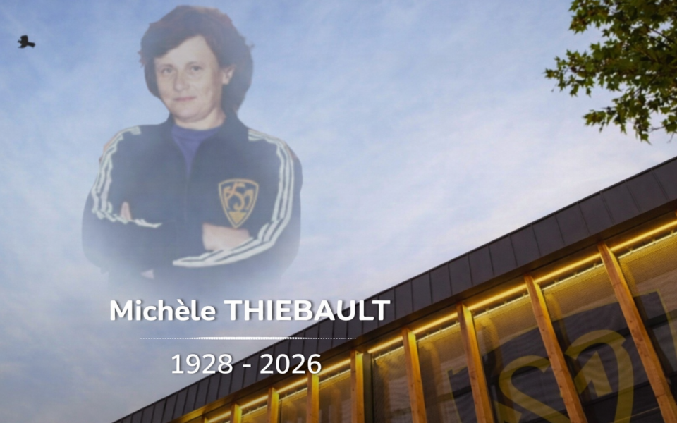 Michèle Thiebault, figure emblématique de la gymnastique et de l’ASM Omnisports, nous a quittés.