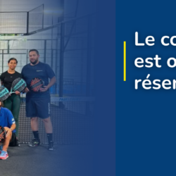Six pistes de Padel ouvertes tous les jours de 7h30 à 21h30
