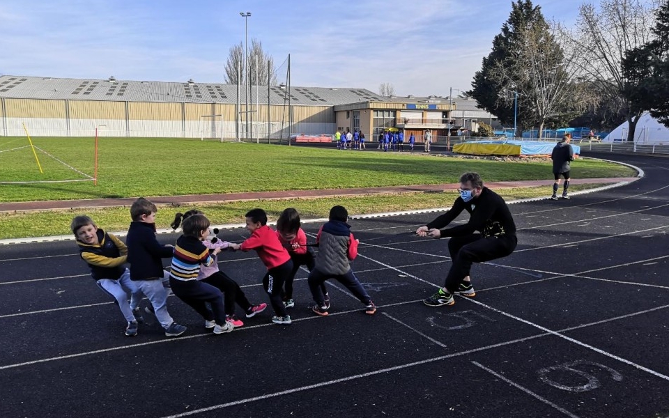 Baby judo activité extérieur