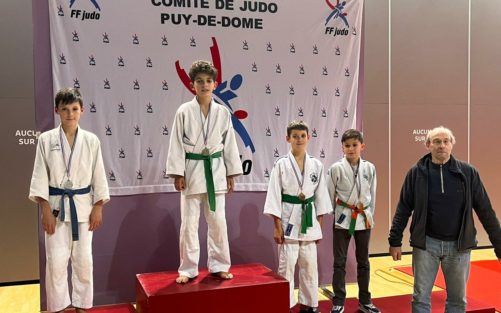 Arthur et Mathieu sur les podiums du championnat minimes départemental