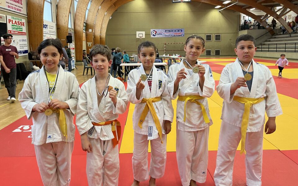 Une BELLE MOISSON DE MEDAILLES AU TOURNOI DE BILLOM !