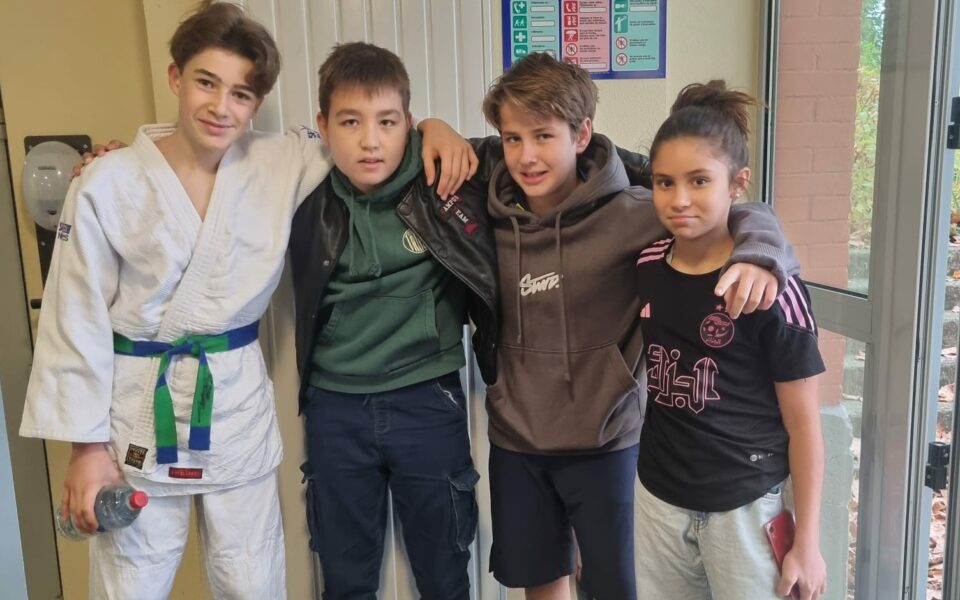 Lyna, Estéban, Sacha et Tristan en stage à Billom / les Martres-de-Veyre 💪