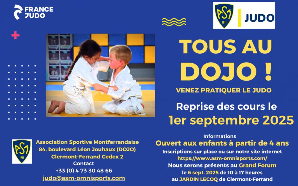 C’est la rentrée au dojo de la Gauthière !