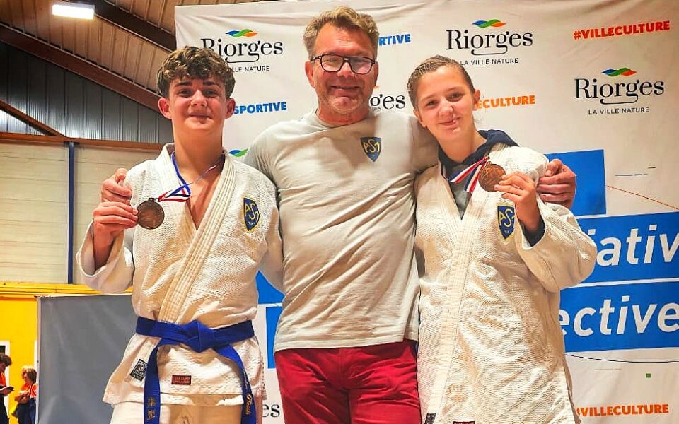 🥋 Nos jeunes judokas sur le podium de l’Open de Riorges !