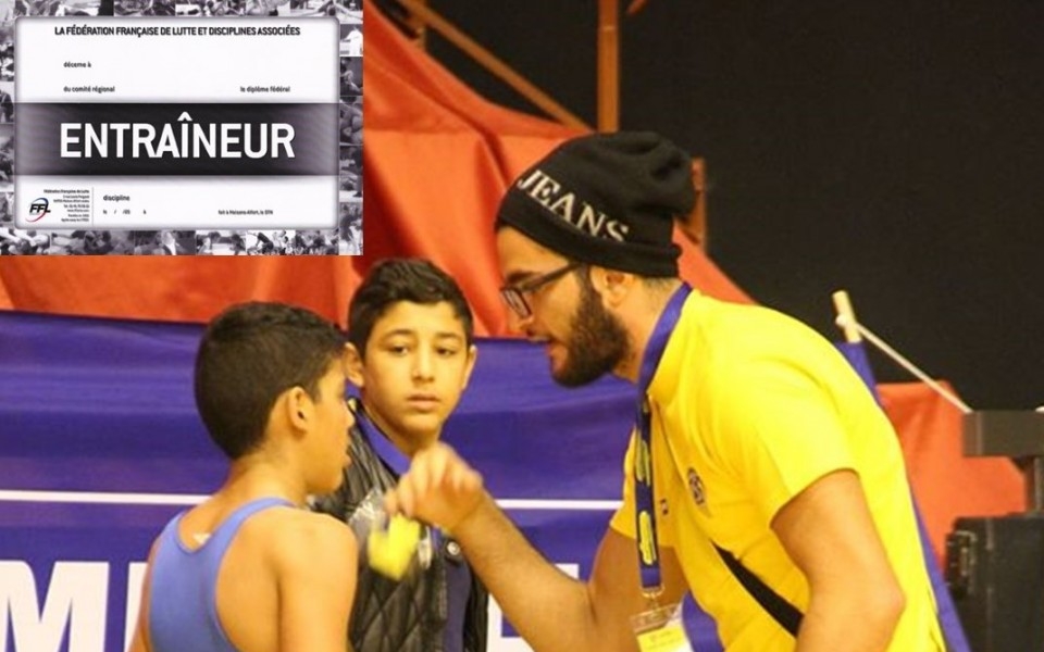 ASM Lutte - Constantin diplômé du BF2