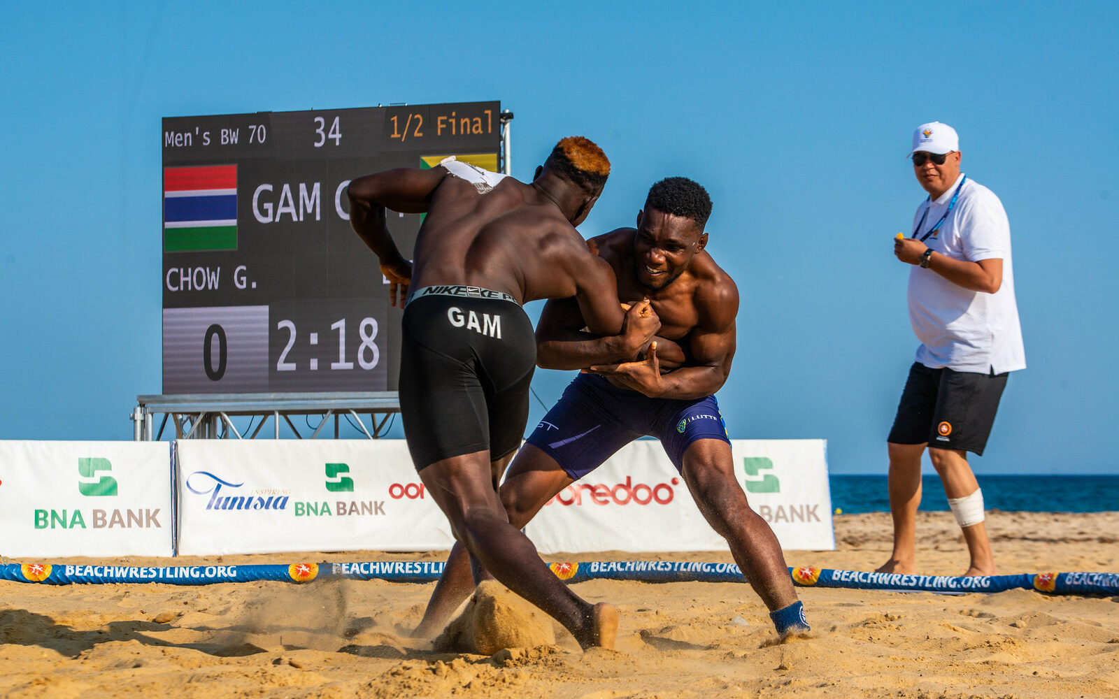 Latuf MADI AUX JEUX AFRICAINS DE PLAGE