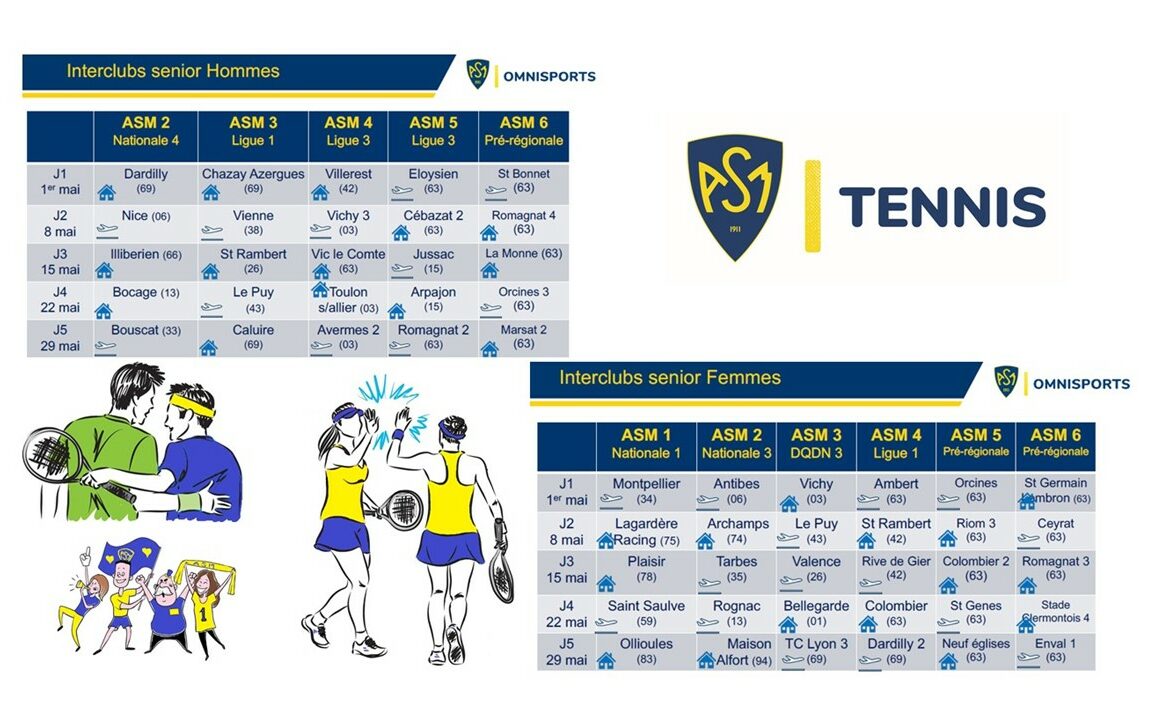 Interclubs de printemps 2022 : J-7 !