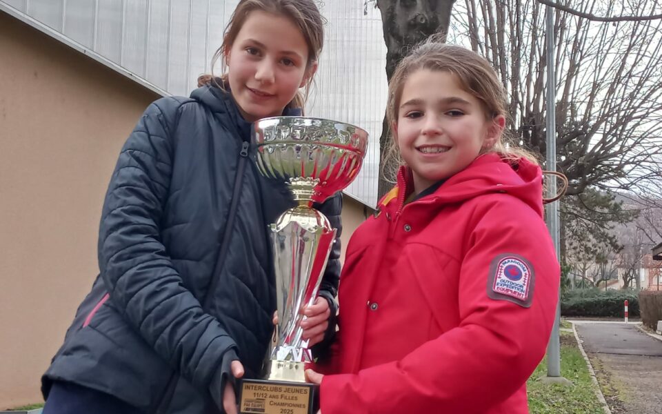 Léane et Ophélie championnes ARA 11-12 ans !