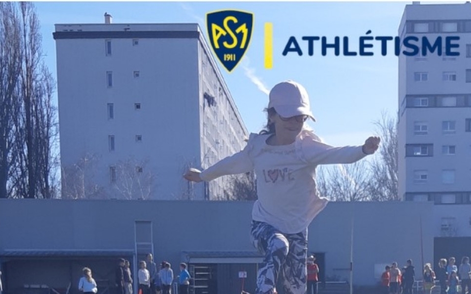 Les séances d'athlétisme ont continué pendant les vacances d'hiver pour les plus jeunes