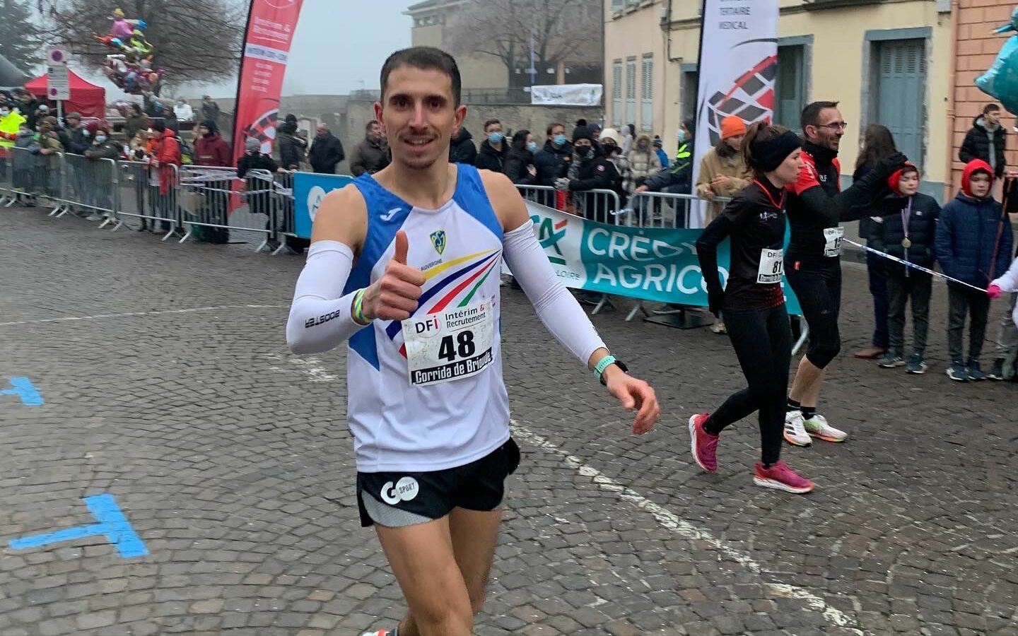 Corrida de Brioude : Les jaunes et bleus au trois premières places