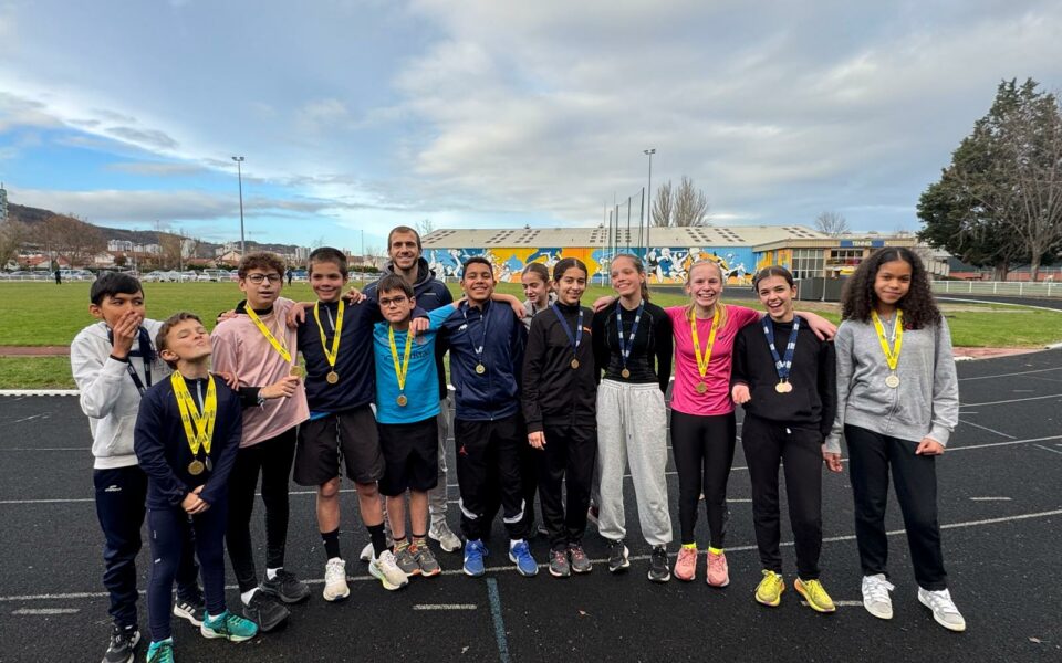 Beau palmarès pour la classe athlé de Franc rosi...