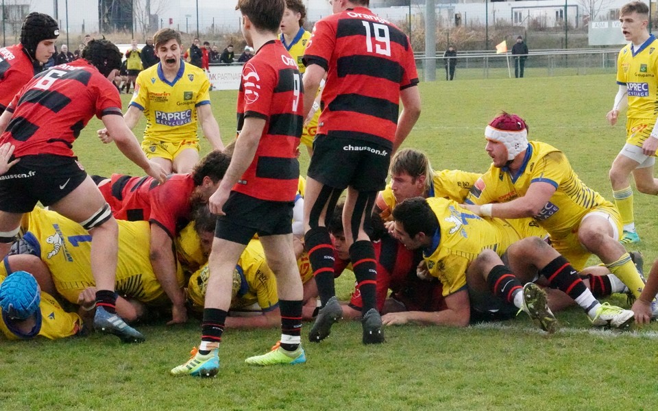 Victoires des Cadets U15 et U16 à l'extérieur mais défaite des Crabos aux Gravanches