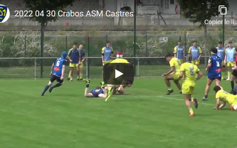 Revivez la Victoire des Crabos contre Castres en vidéo