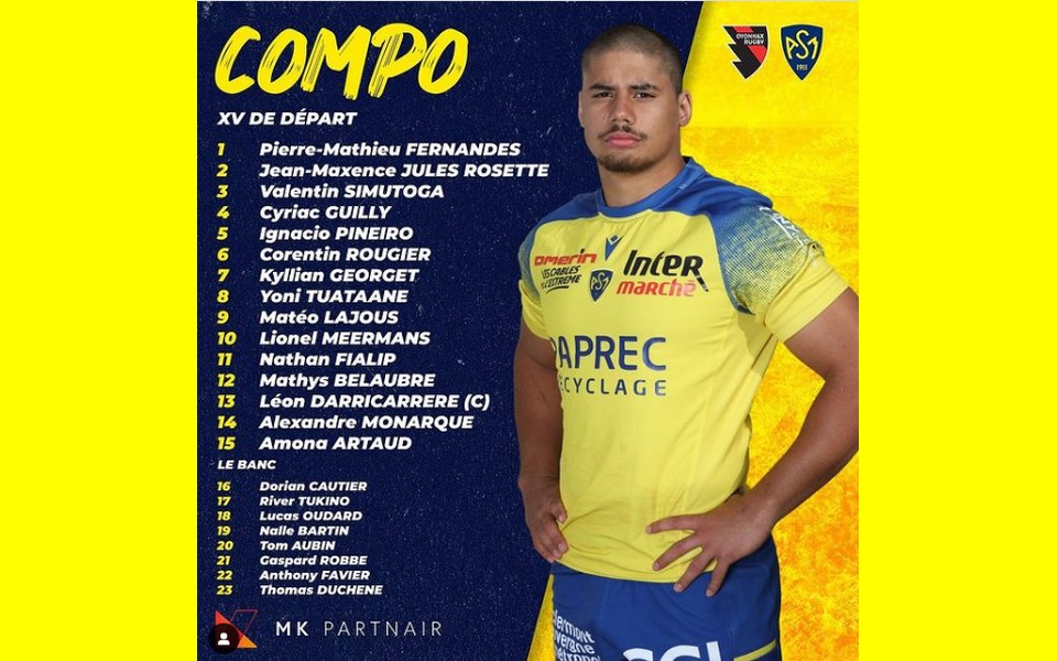 Les Espoirs de l'ASM se déplacent à Oyonnax ce samedi à 16 heures