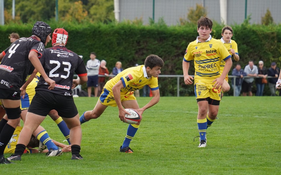 Cadets Alamercery ASM - Oyonnax 43 - 5 avec le point du bonus