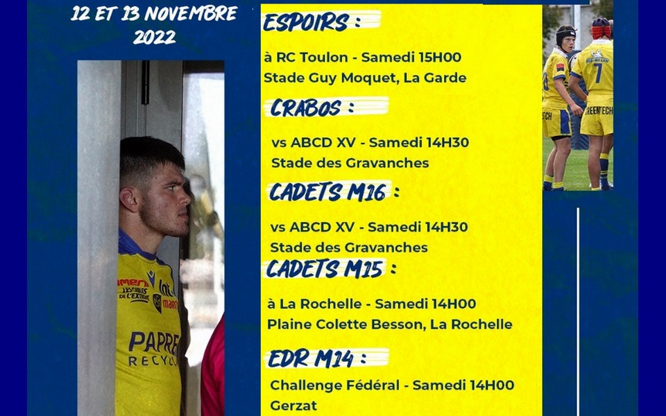 Programme du week-end de nos jeunes