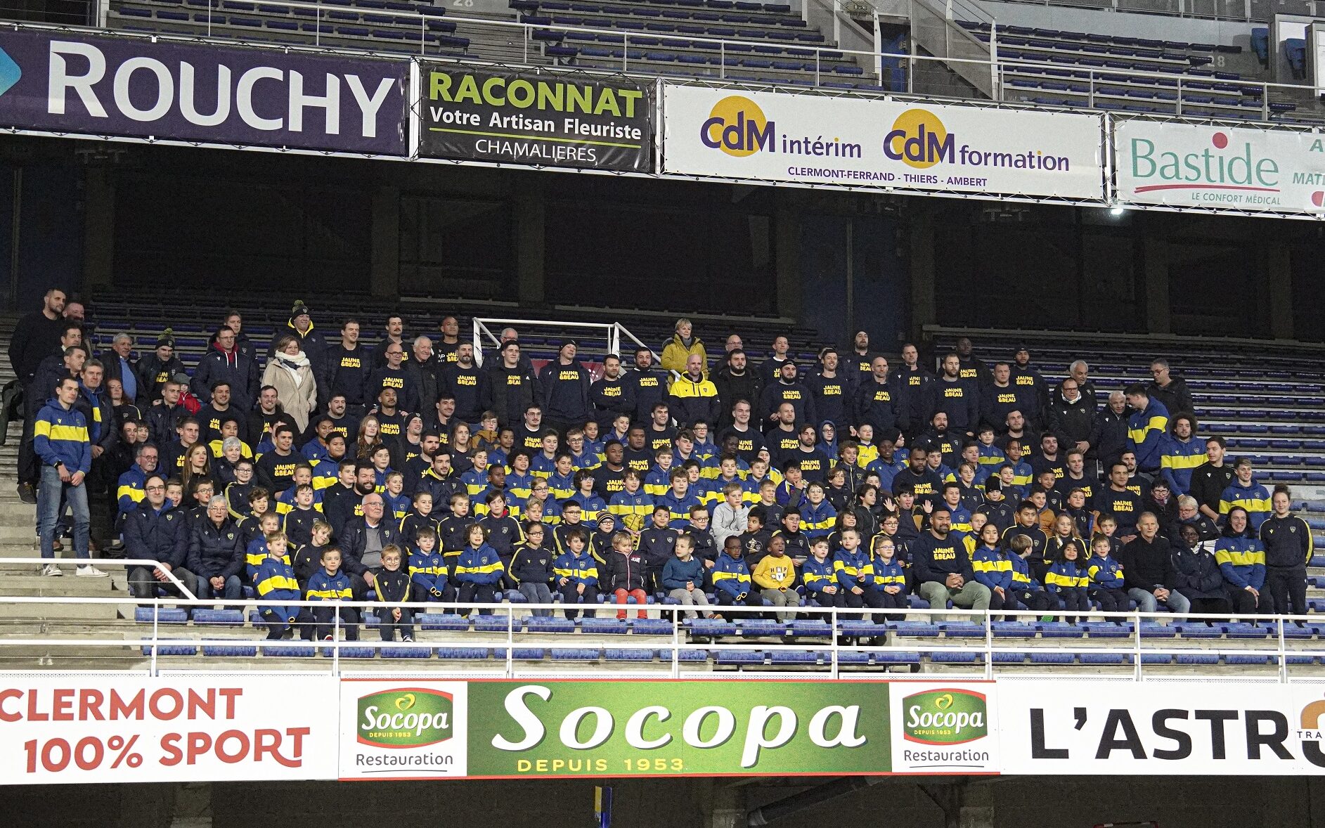 La bûche de l'école de rugby de retour au stade Marcel Michelin !