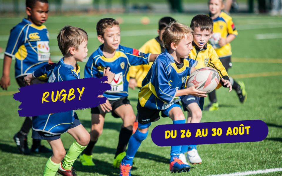 Un stage multisports et rugby au mois d'août !