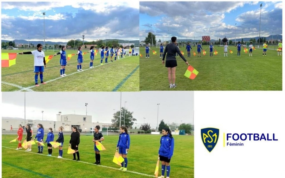 ASM FOOTBALL:Eveil à l’arbitrage avec les U15F et U18F