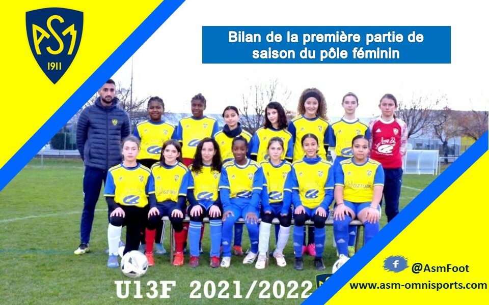 ASMFootball: Bilan de la première partie de saison du pôle féminin