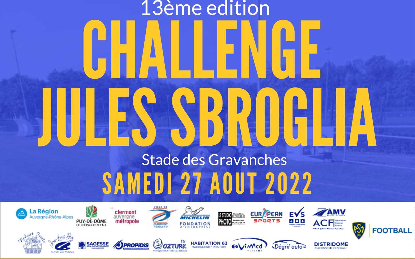 13ème Edition challenge Jules SBROGLIA