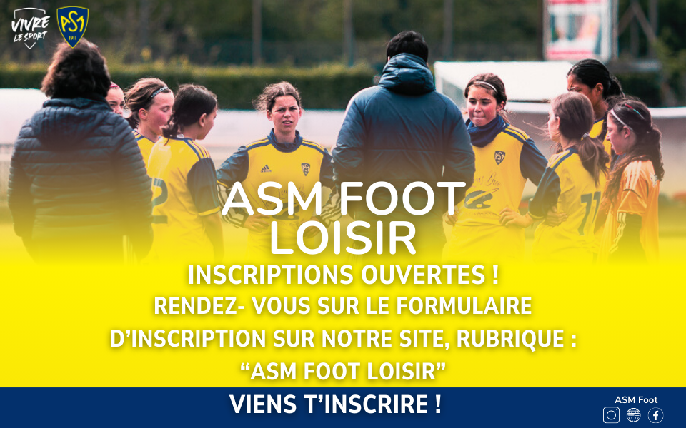 Les inscriptions pour le foot loisir toujours ouvertes !