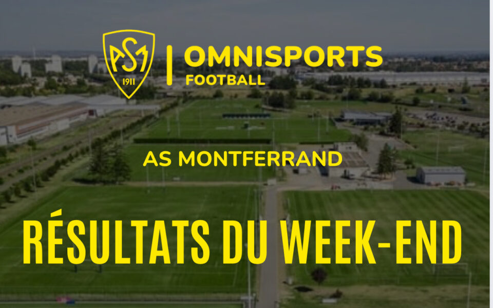 Résultats du week-end pour l’AS Montferrand