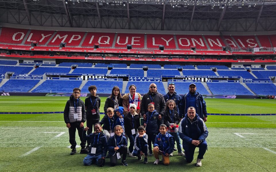Du vestiaire au rêve : nos U8 au cœur du Groupama Stadium