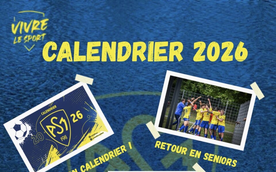 Les calendriers 2026 sont arrivés !