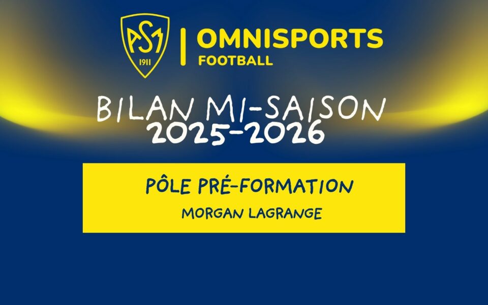 Bilan mi-saison 2025/2026 – Pôle pré-formation