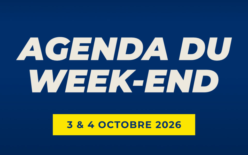 📅 L’AGENDA DU WEEK-END 💛💙