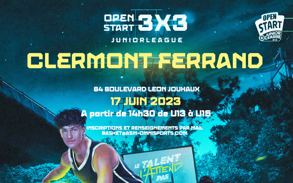 TOURNOI 3x3 LE 17 JUIN 2023