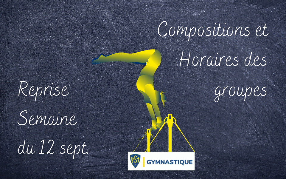Saison 2022-2023 / Groupes et Horaires d'entraînements