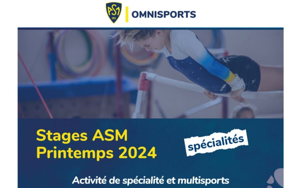 Stage omnisports - spécialité gymnastique