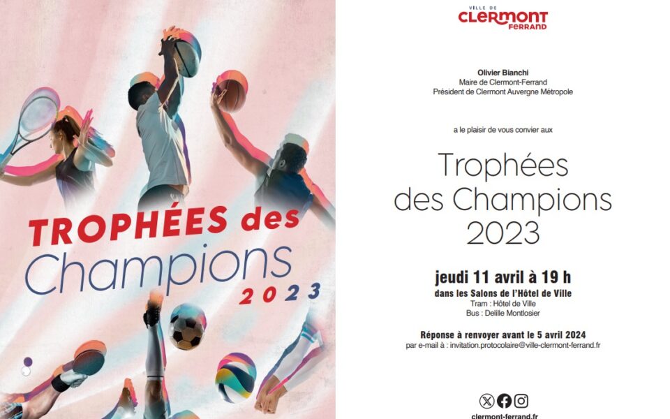 Trophées des champions 2023 - Hôtel de Ville Clermont-Ferrand