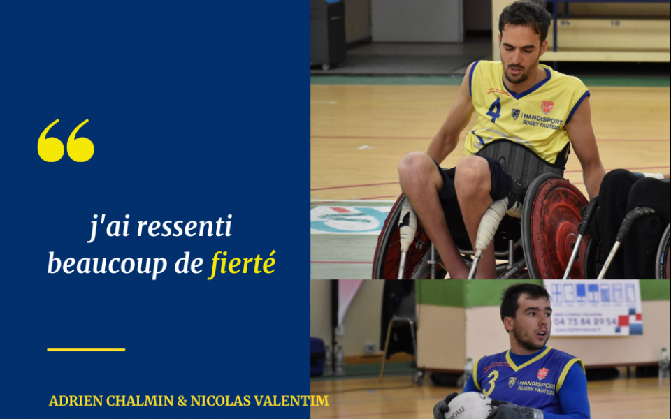 Interview d' Adrien Chalmin & Nicolas Valentim qualifiés aux jeux paralympiques de Tokyo