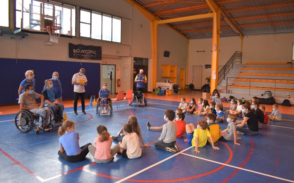 Un après-midi handisport au centre aéré de Royat !