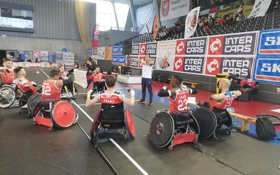 L'équipe de France de Rugby fauteuil développement et Nicolas Valentim 2ème à la Mazovia cup !