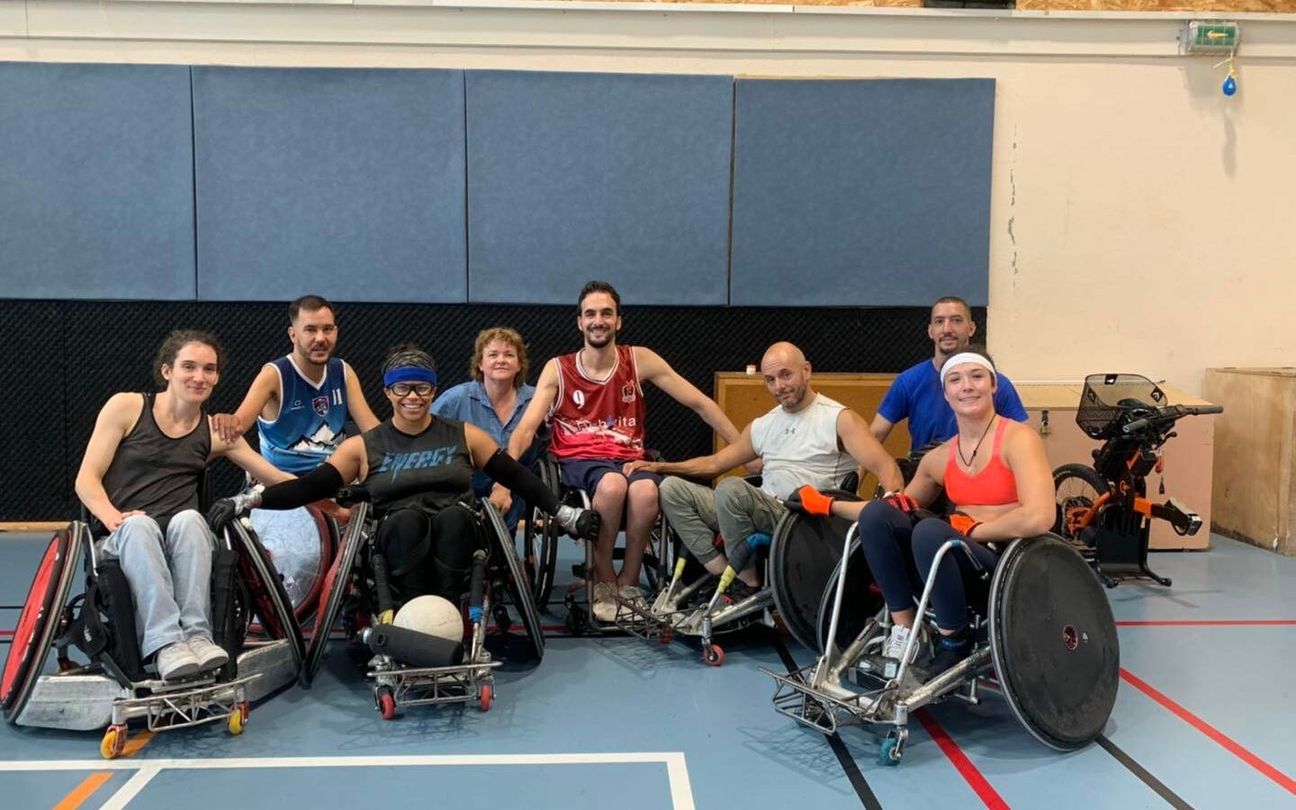 Week-end de cohésion pour notre équipe de rugby fauteuil
