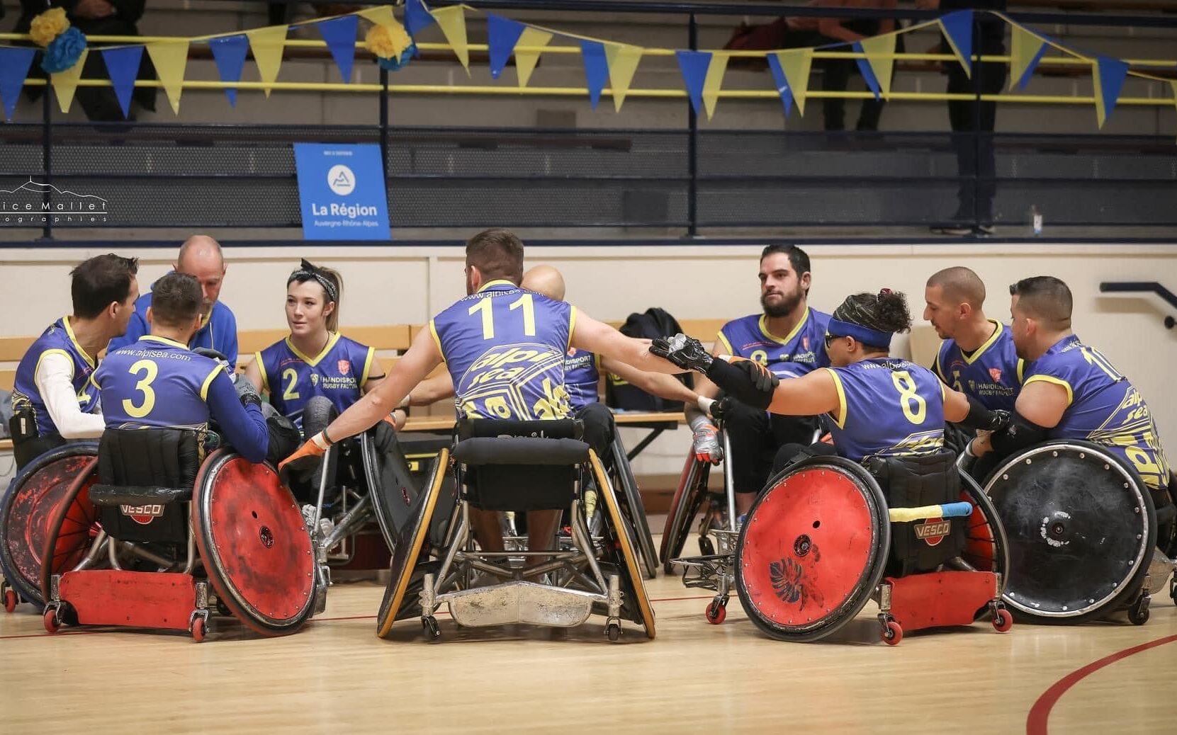 La 2ème phase du Championnat de Nationale 1 de rugby fauteuil se passe à Toulouse ce week-end !
