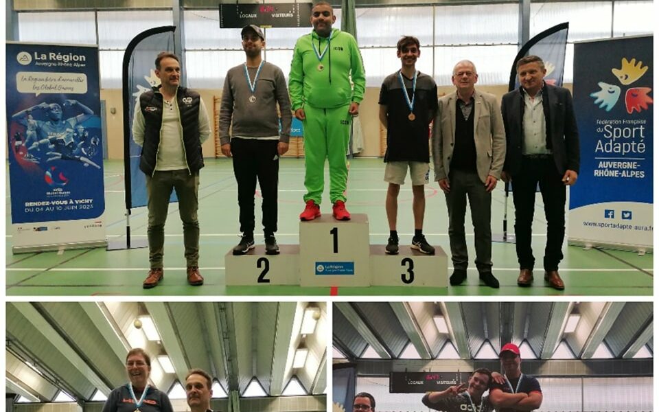 2 médailles lors du Championnat Régional de Para Tennis Adapté !