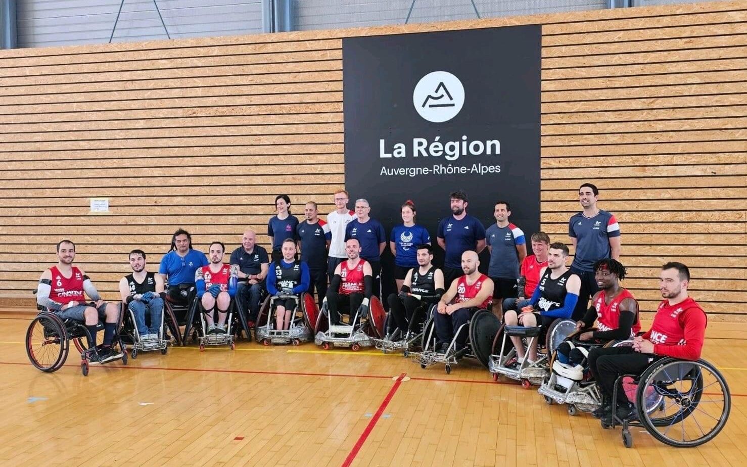 Coupe du monde rugby fauteuil 2023 : Adrien et Nicolas en stage à Beauvais