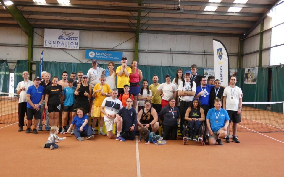 5 médailles au Championnat Régional Para Tennis Adapté !